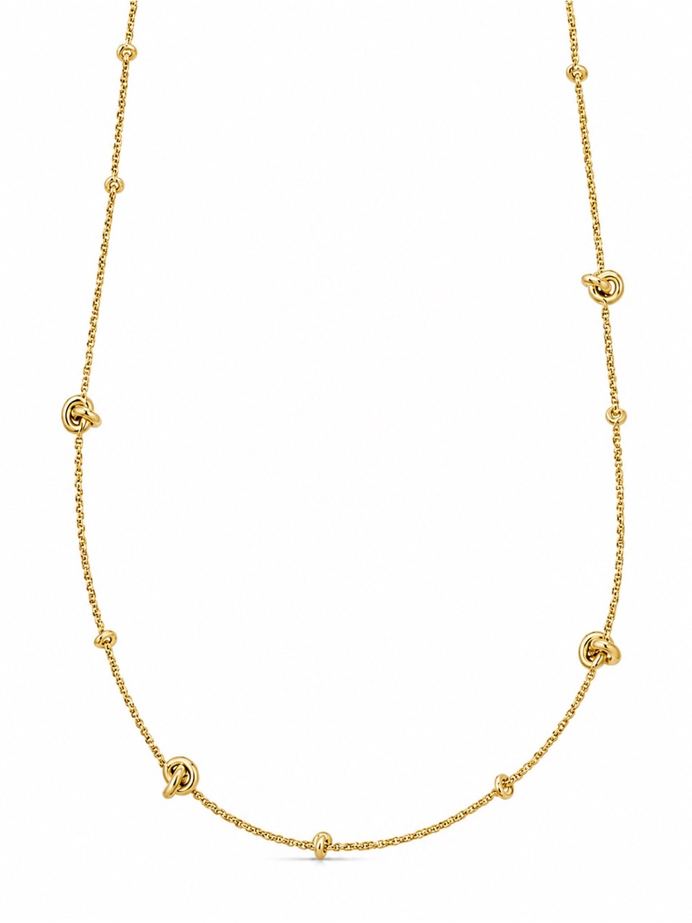 Kendra Scott Presleigh love knot adjustable in necklace in gold